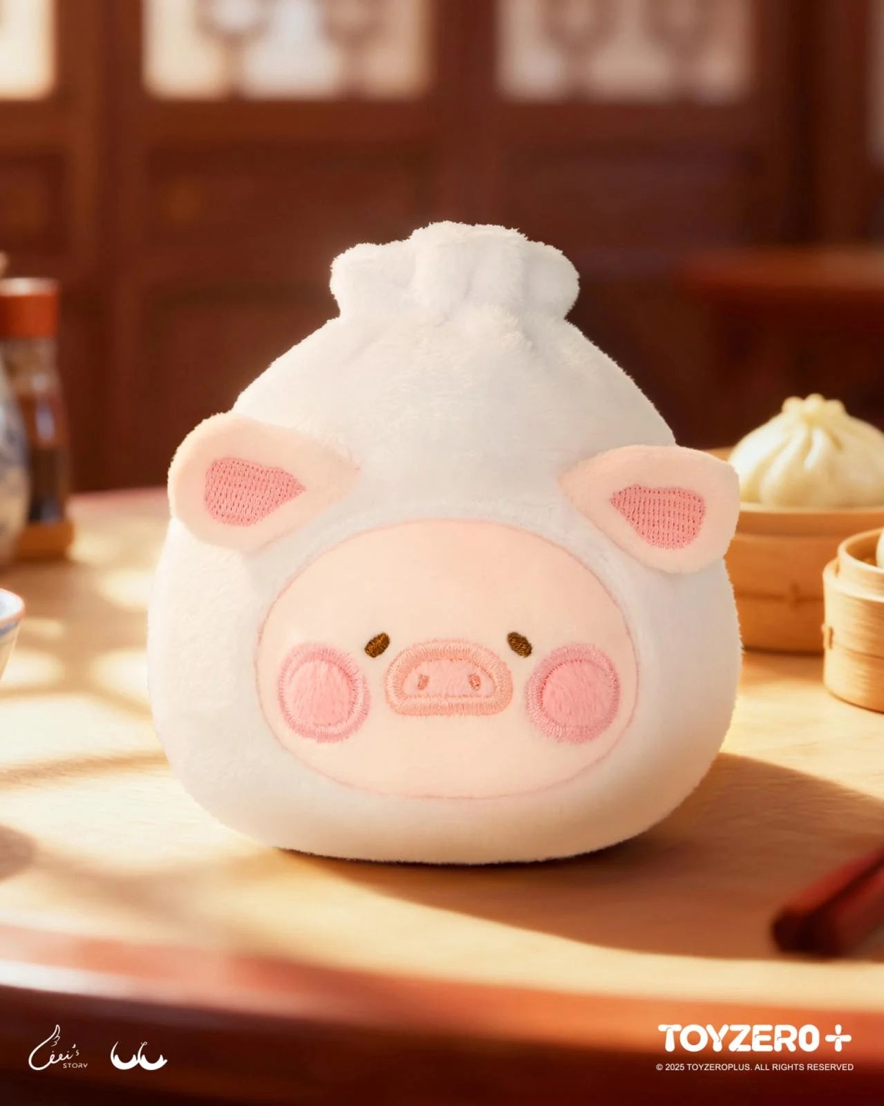 Lulu The Piggy Lu's Table- Food Hunter Series Plush Keychain Blind Box (Box of 8)