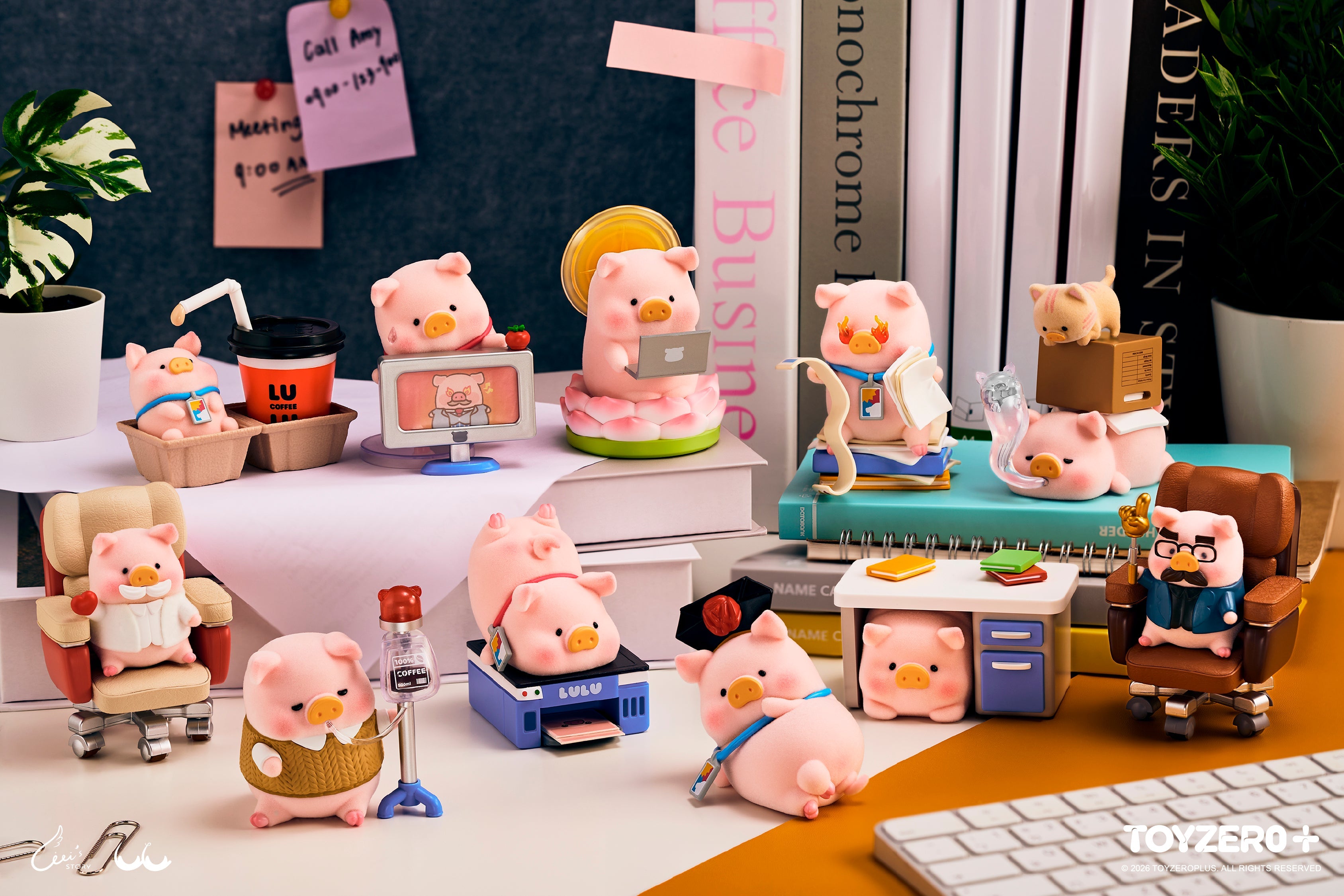 LuLu the Piggy-Office Struggles Series Blind Box (Box of 8)