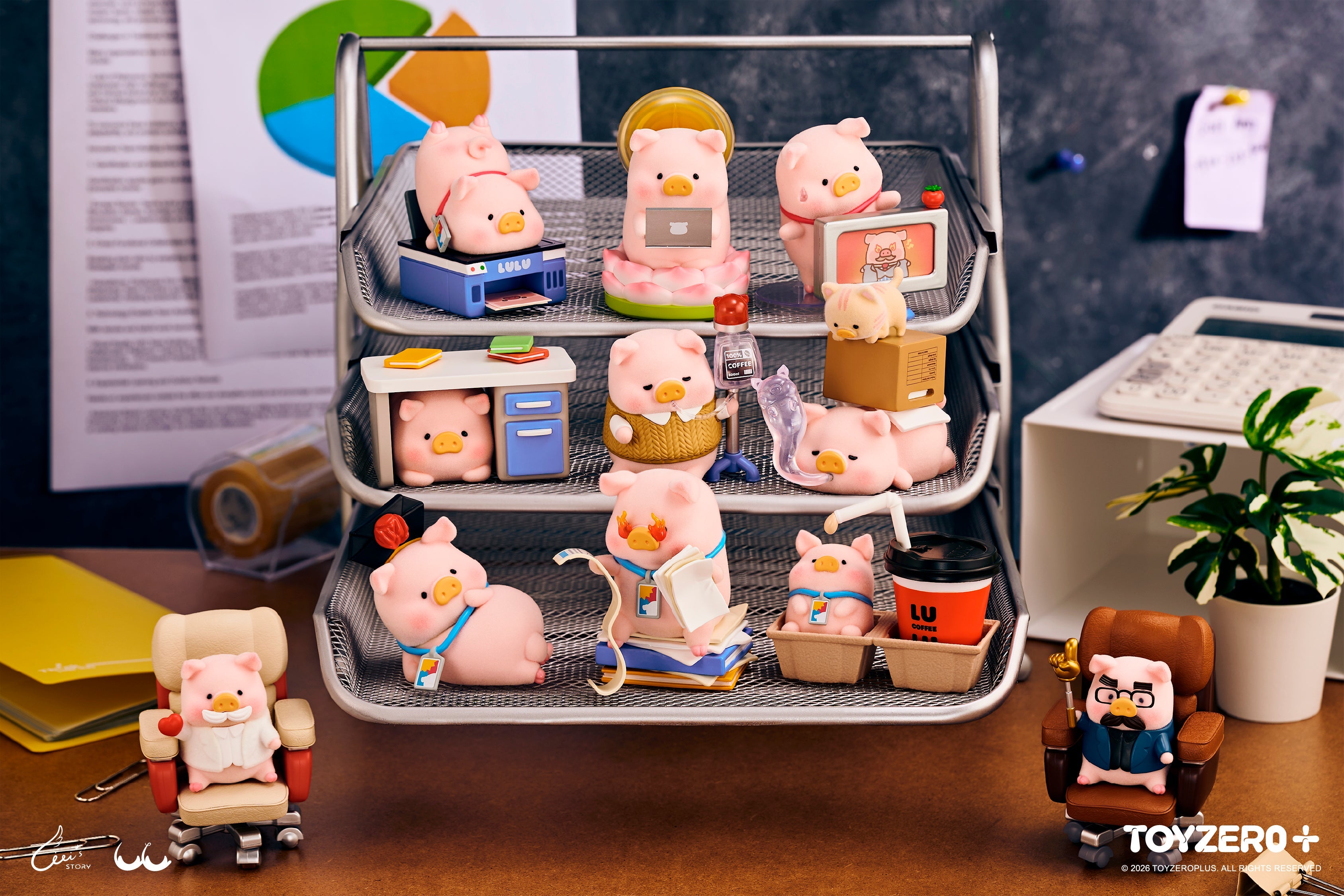 LuLu the Piggy-Office Struggles Series Blind Box (Box of 8)