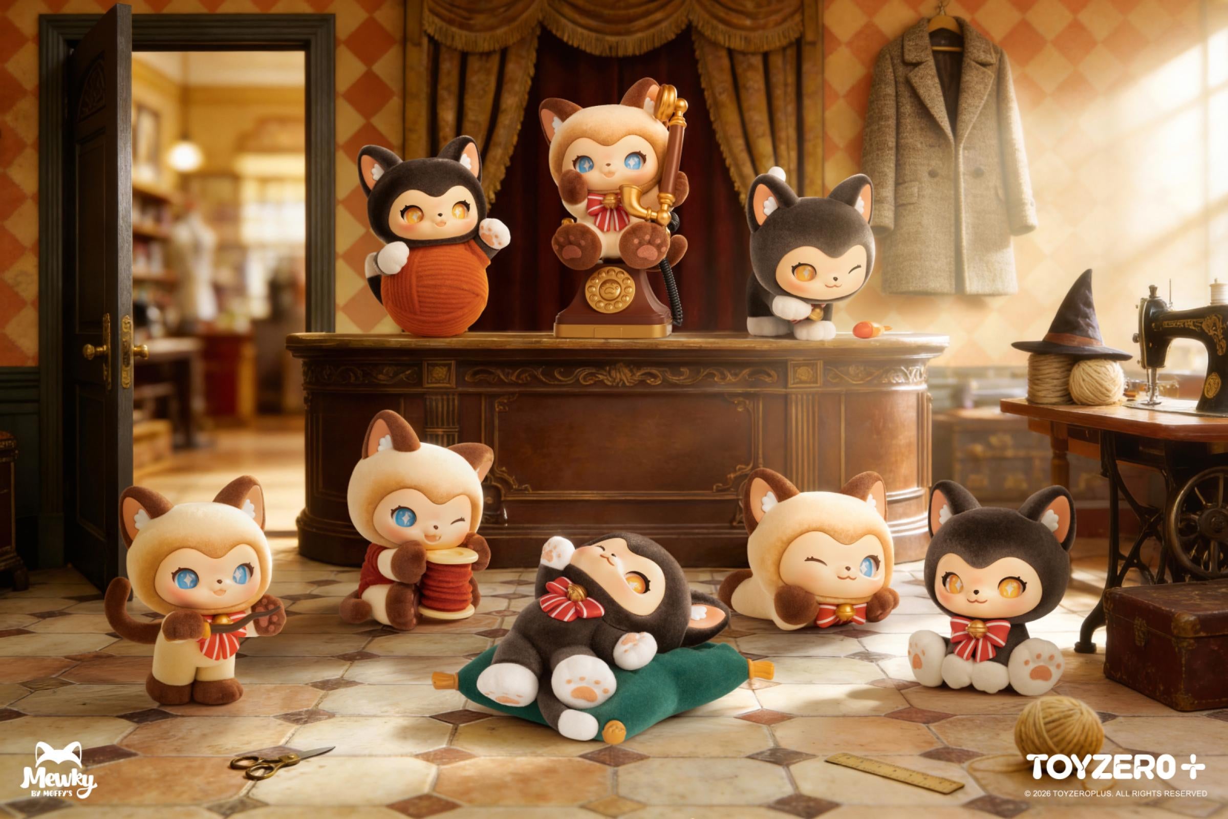 MOFFY'S Magic Tailoring Shop - The Magic Furry Mewky Blind Box (Box of 6)