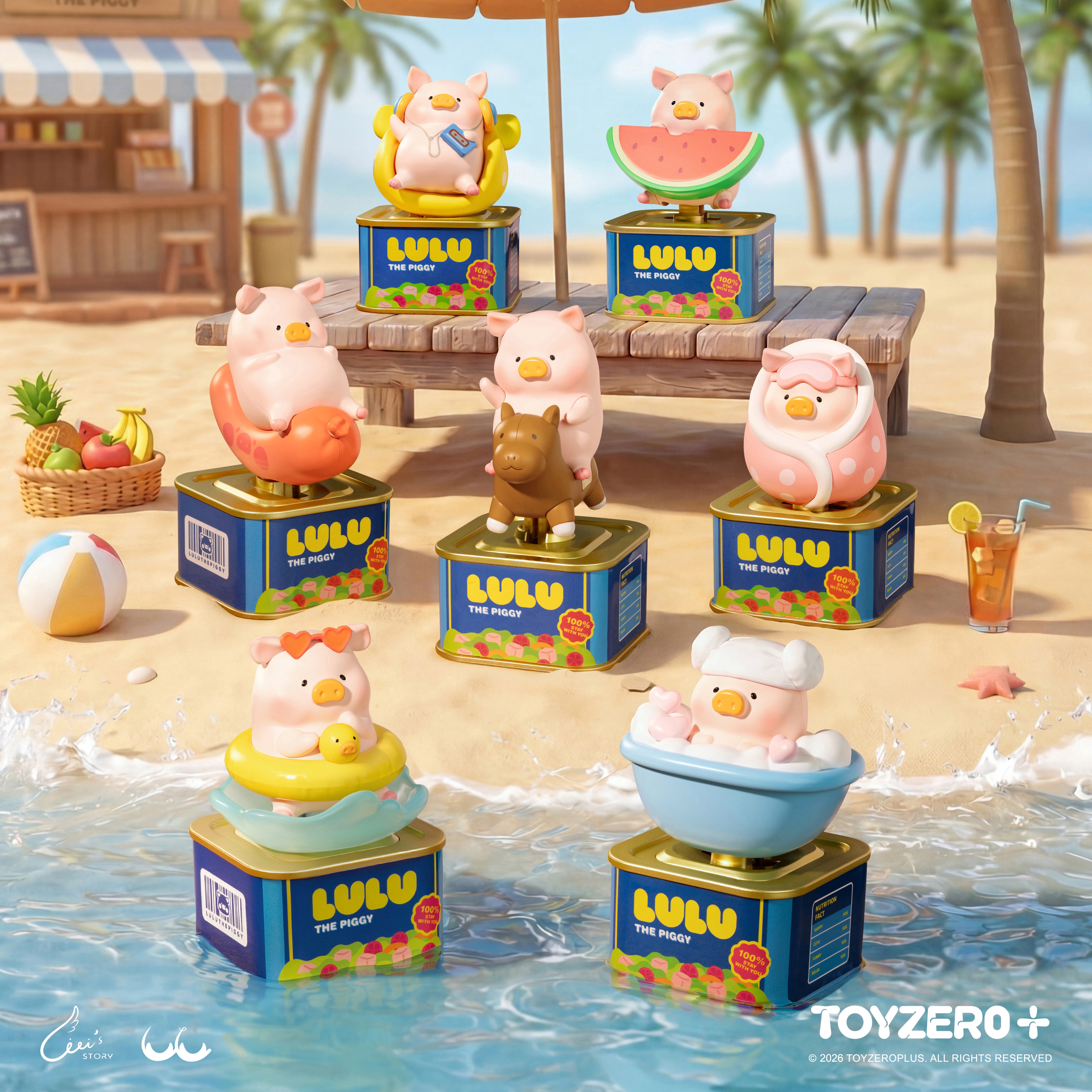 Lulu the Piggy- Holiday Series: Solar Motion Blind Box (Box of 6)