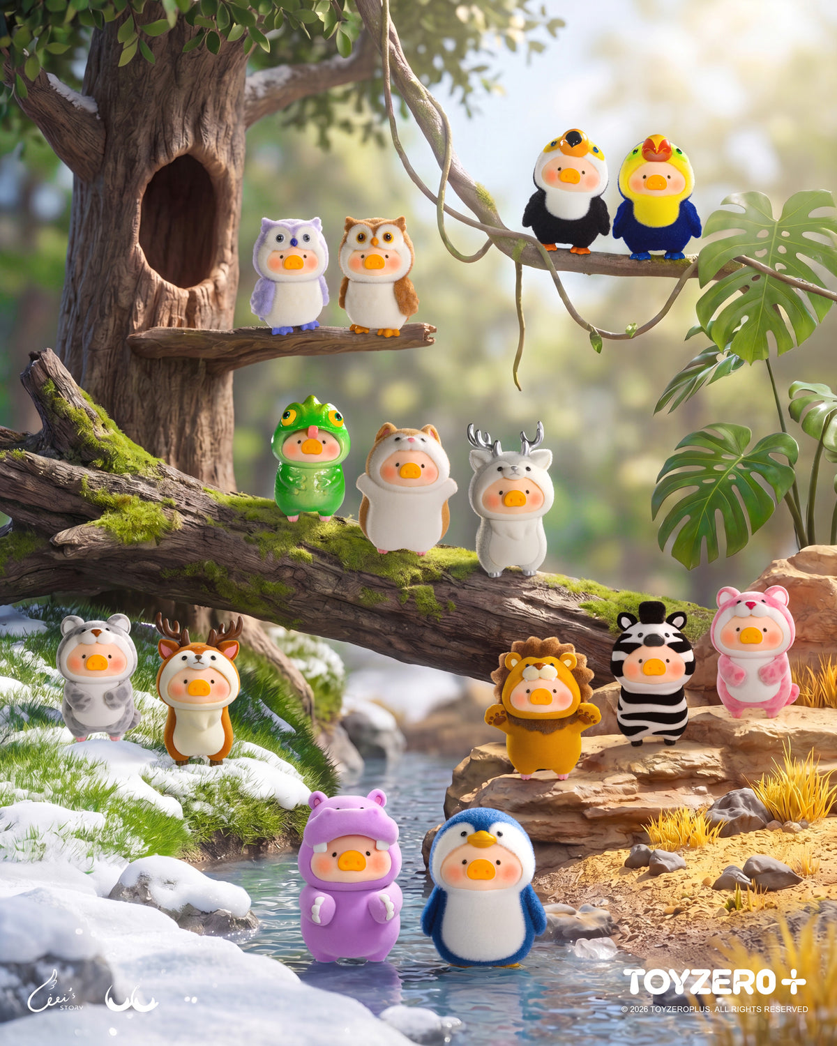 Lulu the Piggy- Animal Party Vol.2 Series Blind Box (Box of 8)