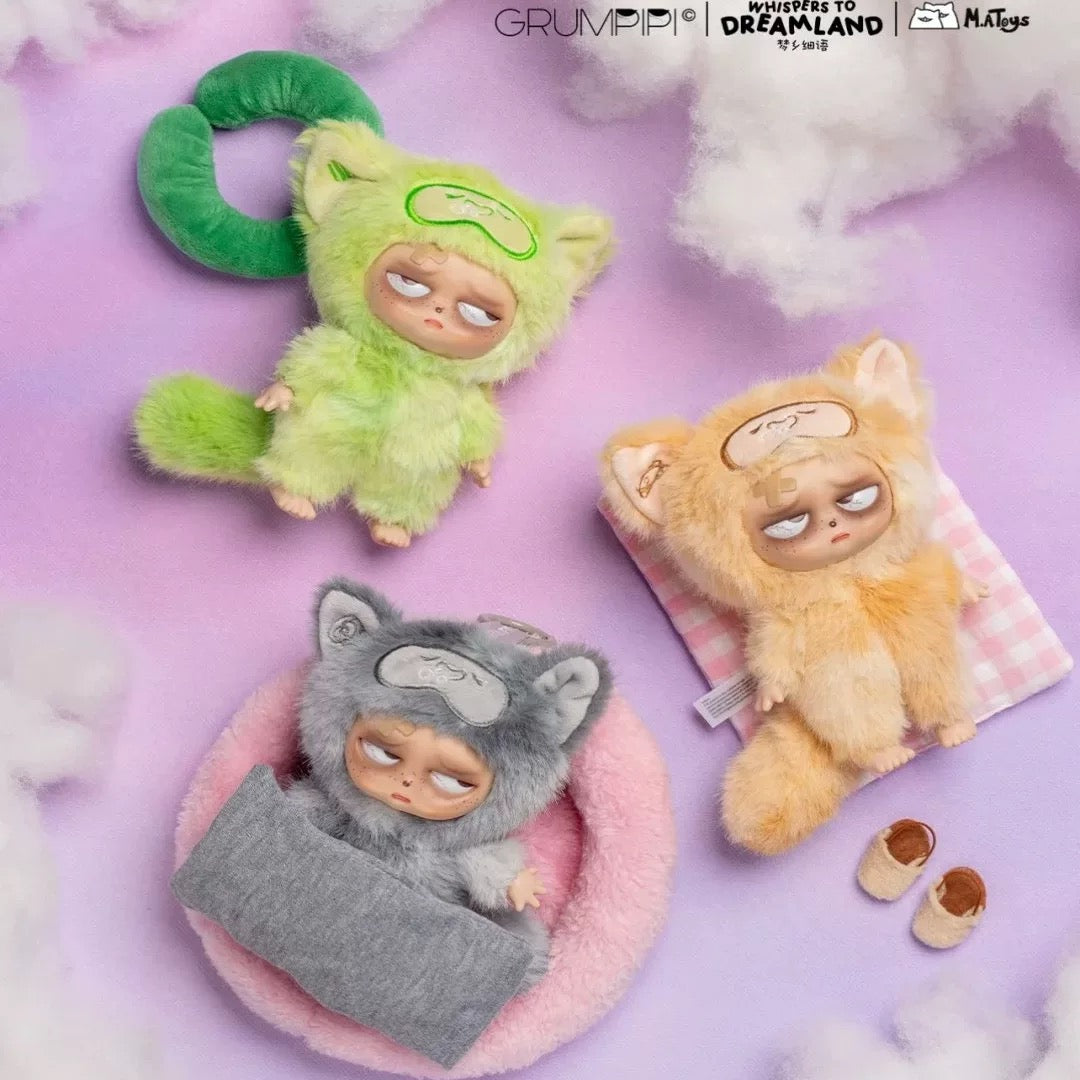 Sleepless Grumpipi V2 Whispers to Dreamland Series Plush Blind Box (Box of 6)