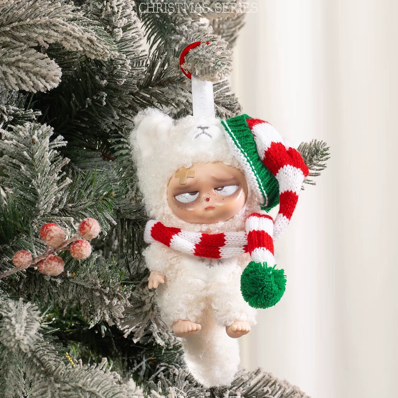 Sleepless Grumpipi Christmas Plush Blind Box Keychain (Box of 4)