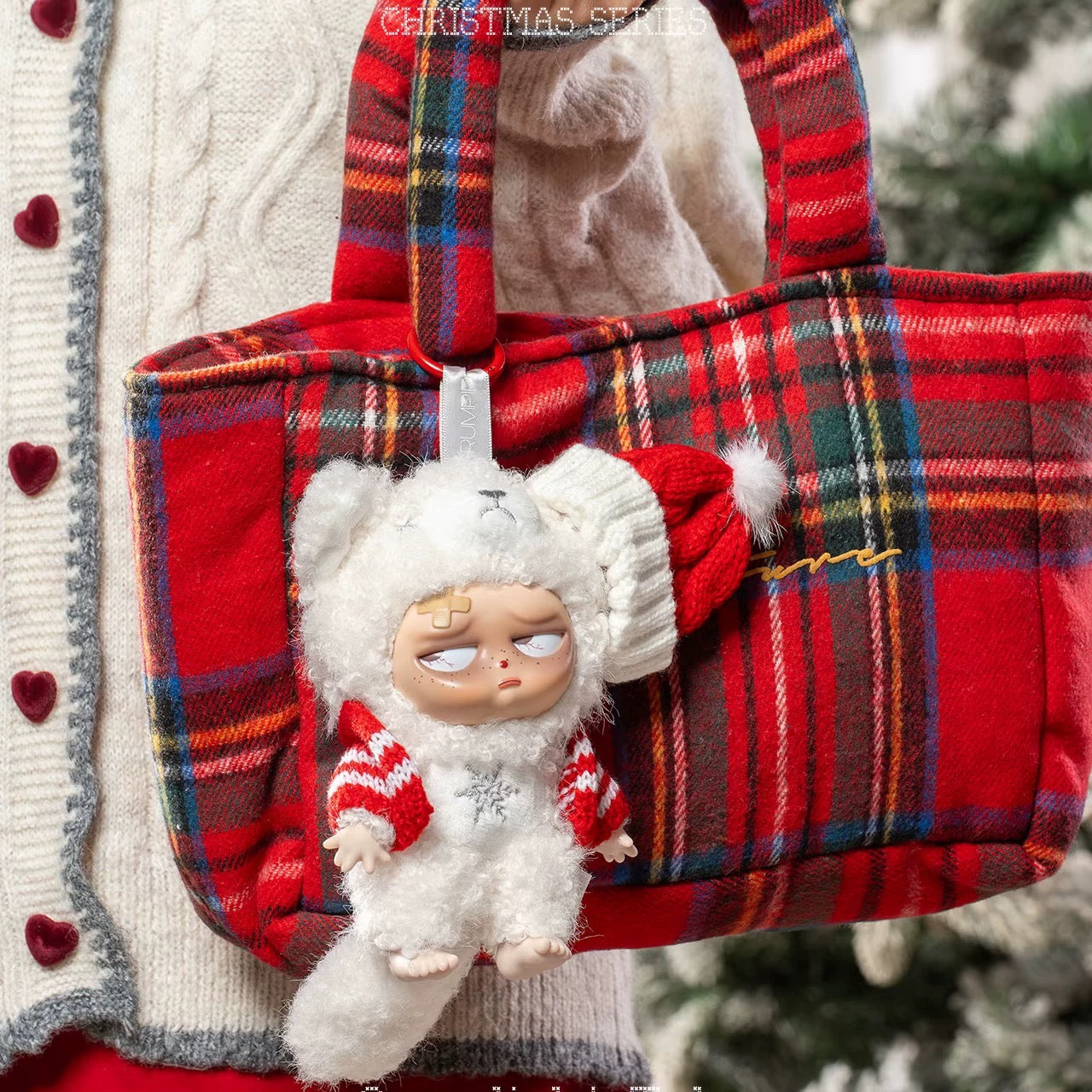 Sleepless Grumpipi Christmas Plush Blind Box Keychain (Box of 4)