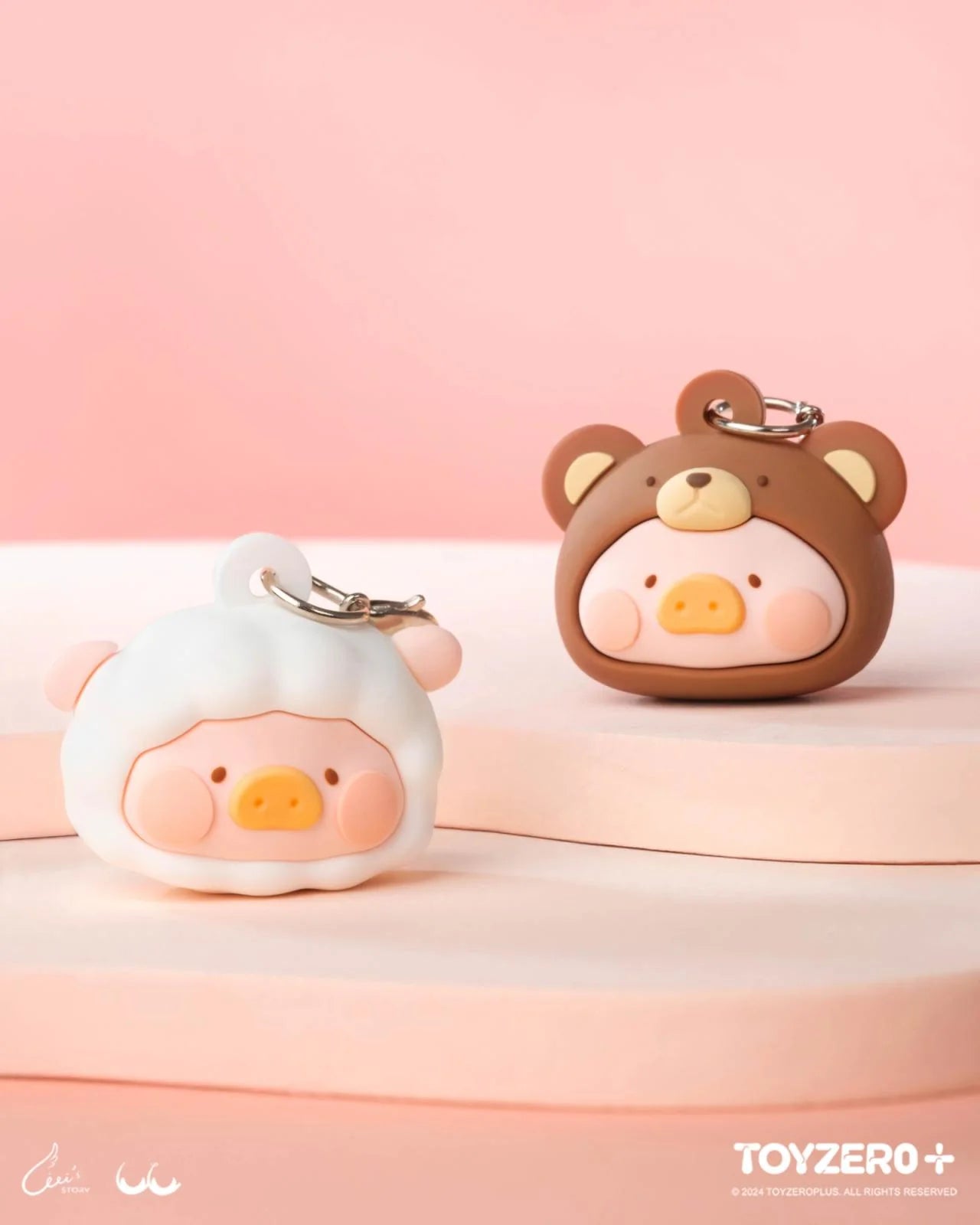 Lulu The Piggy Dress-Up Series- 3D Hanging Charm (Sheep)