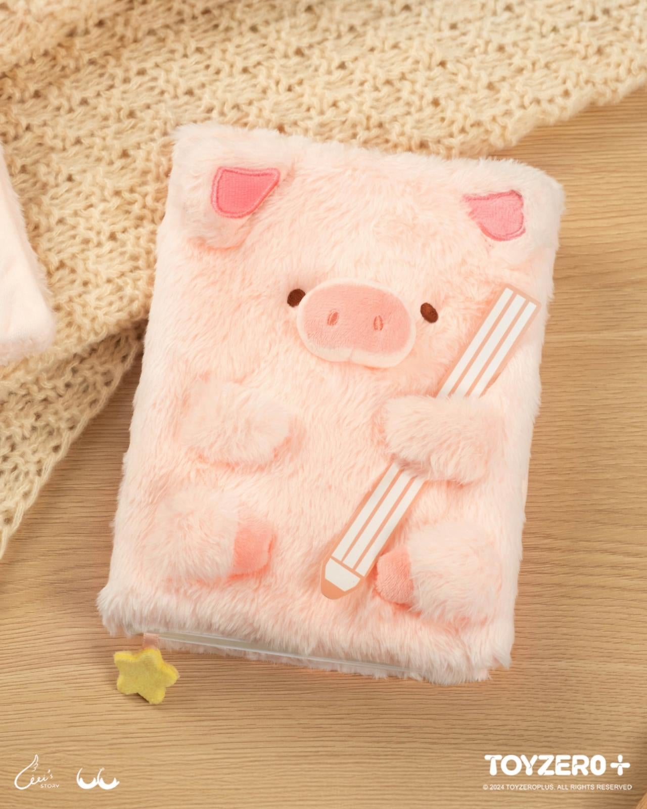 Lulu The Piggy Generic- B6 Plush Note Book