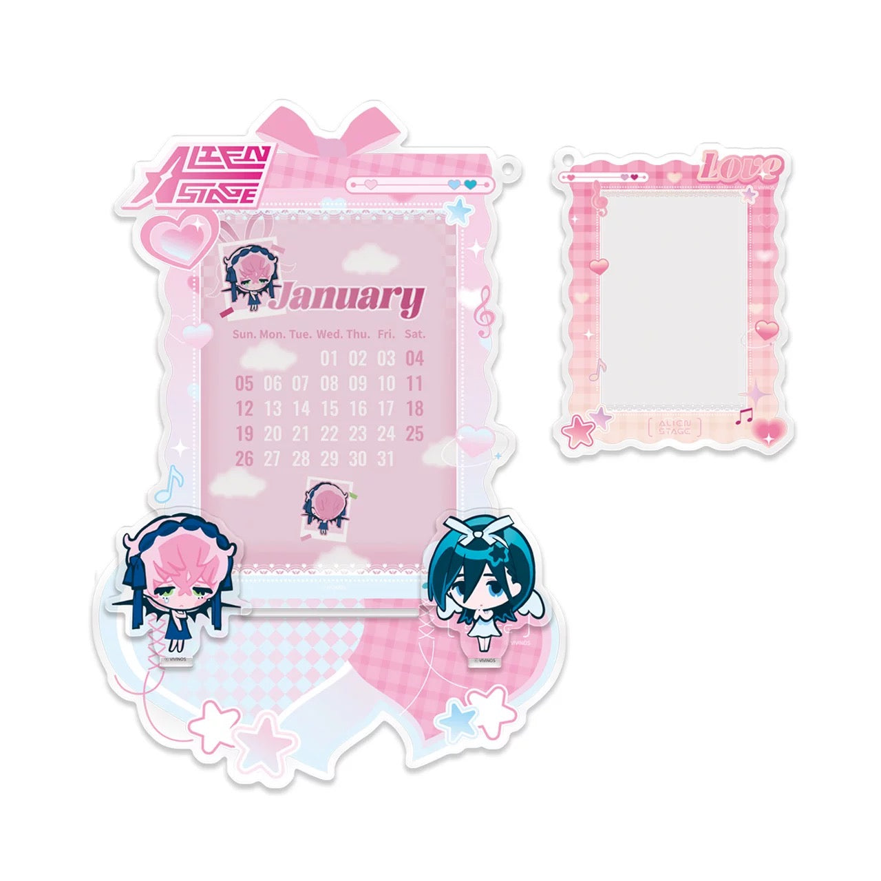 Alien Stage New Year's Eve Season 2025 Acrylic Calendar Set-MIZISEA