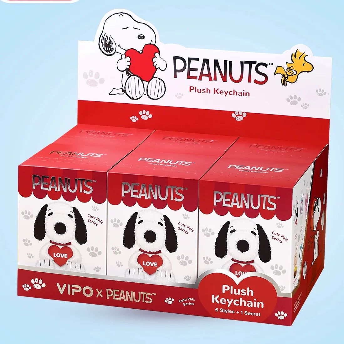 Snoopy Cute Pals Series Plush Keychain Blind Box (Box of 6) – Mr