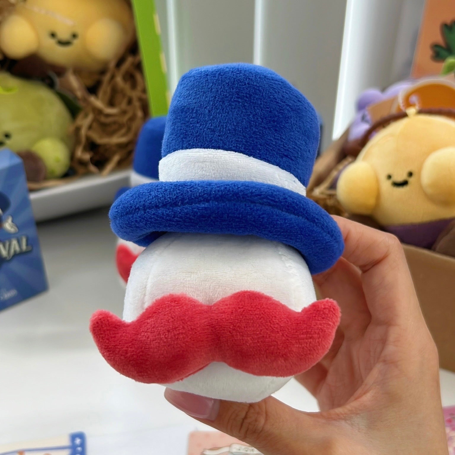 Mr Surprise Plush Keychain